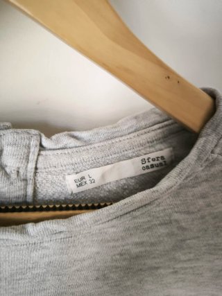 Sweatshirt Sfera cinza tamanho M