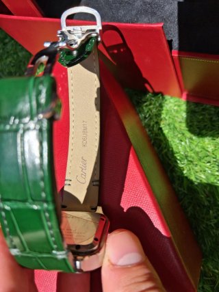 Reloj Cartier Santos Verde Nuevo