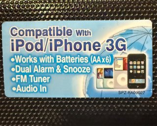 Altavoz JVC para iPod/iPhone 3G