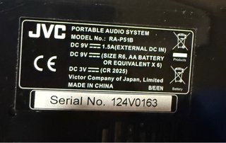 Altavoz JVC para iPod/iPhone 3G