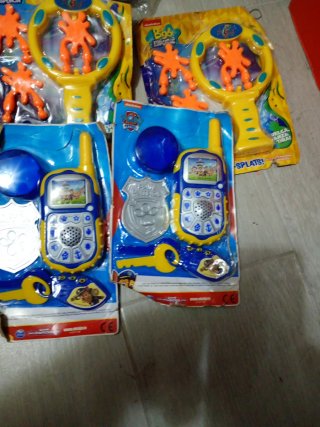 Lote Juguetes Niños Paw Patrol y Bob Esponja