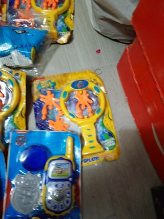 Lote Juguetes Niños Paw Patrol y Bob Esponja