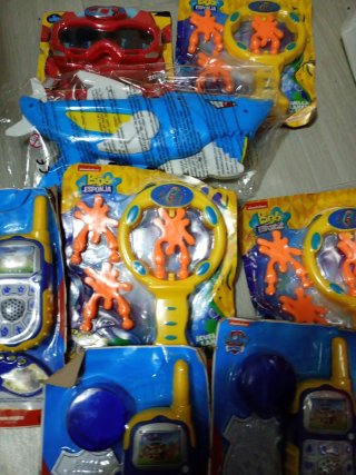 Lote Juguetes Niños Paw Patrol y Bob Esponja