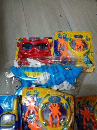 Lote Juguetes Niños Paw Patrol y Bob Esponja