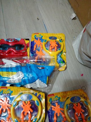 Lote Juguetes Niños Paw Patrol y Bob Esponja