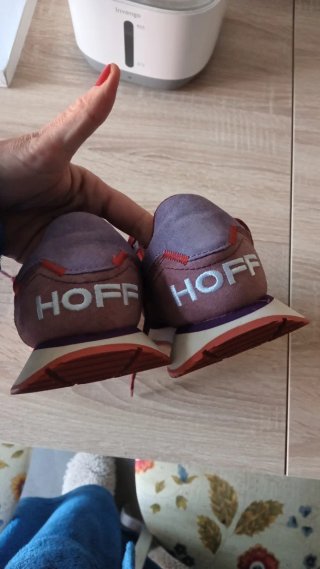 Zapatillas Hoff rojas y moradas