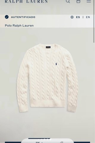 Jersey Polo Ralph Lauren Trenzado Beige