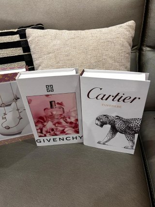 Conjunto 4 Livros Decorativos Luxo Novos