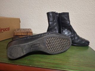 Botas de piel negras Talla 39