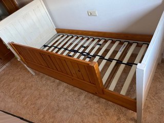 Cama infantil vintage madera