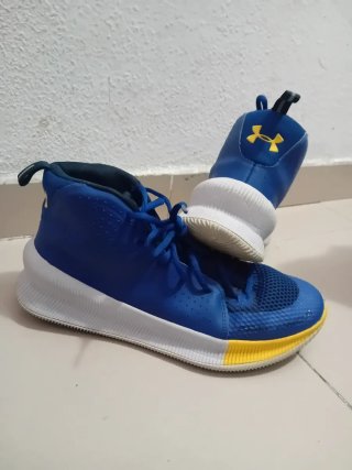 Zapatos Baloncesto Under Armour Azul/Amarillo 42.5