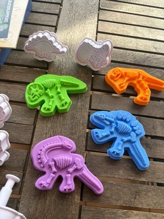 Moldes Dinosaurios Galletas y Arena