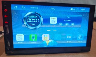 Radio Pantalla Coche PhoneLink CarPlay Android Aut
