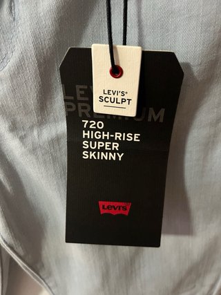 Levi's High Rise Super Skinny Jeans Talla 28