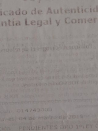 Pendientes Oro Blanco y Brillantes Tous A Estrenar