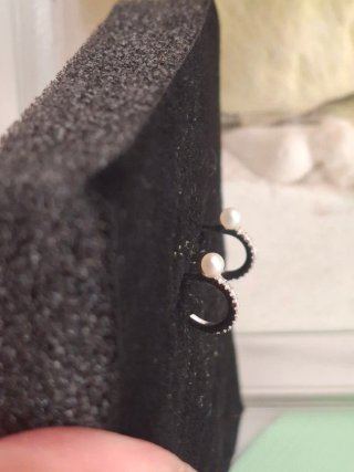 Pendientes Oro Blanco y Brillantes Tous A Estrenar