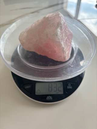 Quarzo Rosa Naturale - Pezzo Singolo