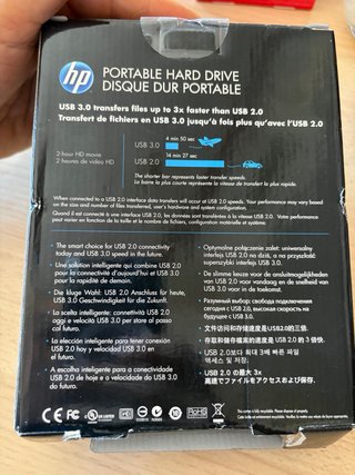 Disco Duro Externo HP 2.5” 1TB