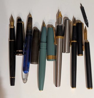Set di 6 penne stilografiche