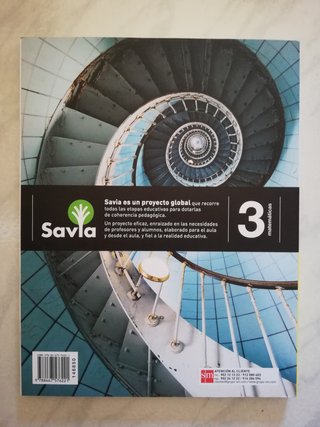 Libro Matemáticas 3 ESO, SM Savia