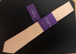 Corbata rosa bebé