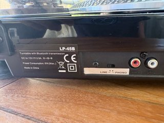 Giradischi Bluetooth Nero
