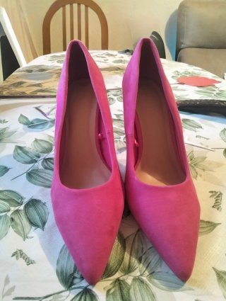Zapatos ante fucsia