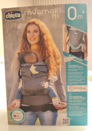 Mochila Portabebés Gris