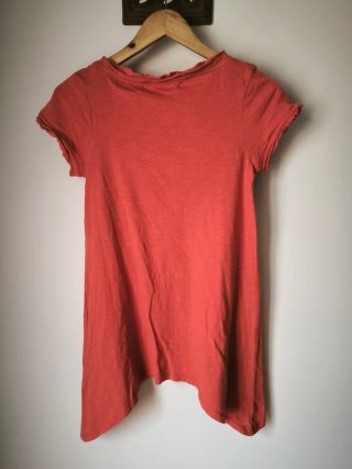 T-shirt Zara S Estampa Tigre Laranja