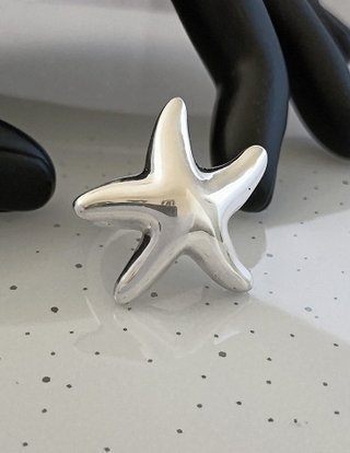 Anillo Plata de Ley 925 Estrella de Mar