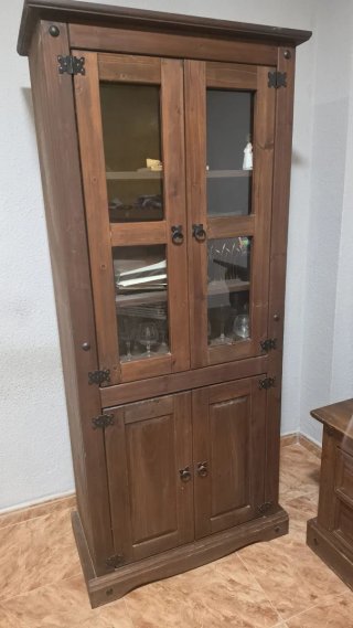Mueble comedor madera maciza