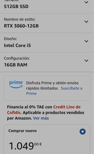 PC Gaming Lenovo i5-12400F RTX 3060