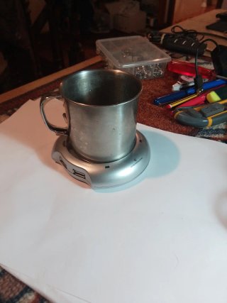 Hub USB con Calentador de Tazas