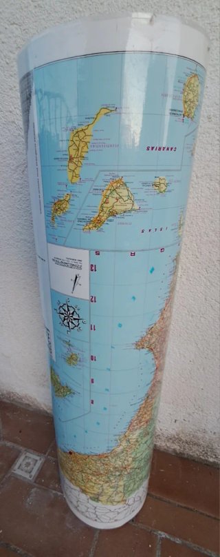 Mapa de España y Portugal (120 × 96 cm)