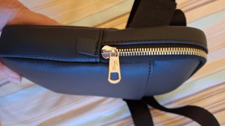 Bandolera Lacoste Piel Negra Hombre