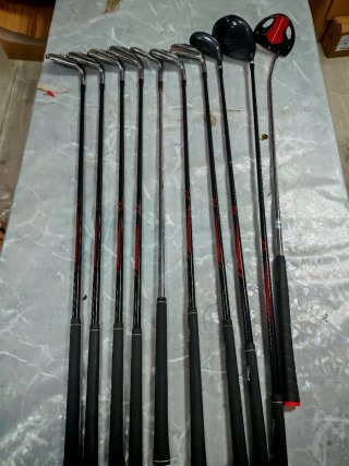 Kit Palos Golf y Bolso Negro