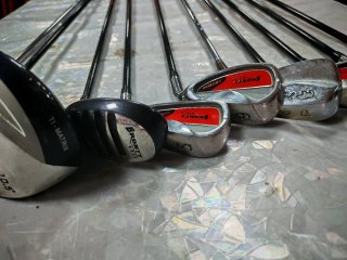 Kit Palos Golf y Bolso Negro