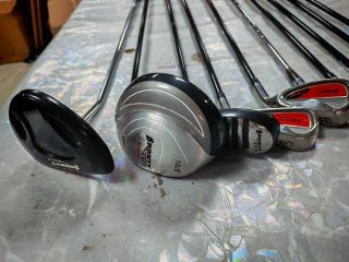 Kit Palos Golf y Bolso Negro