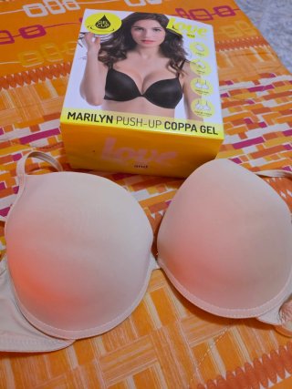 Reggiseno Marilyn Push-Up Coppa Gel Beige