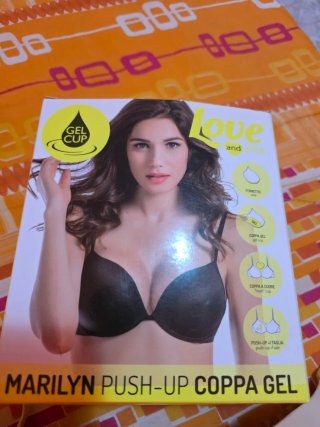 Reggiseno Marilyn Push-Up Coppa Gel Beige