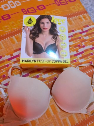 Reggiseno Marilyn Push-Up Coppa Gel Beige