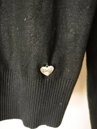 Cardigan Giolli Preto Tamanho S/M