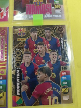 Lote 7 Cartas Fútbol Lamine Yamal Panini MGK...