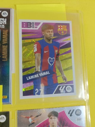 Lote 7 Cartas Fútbol Lamine Yamal Panini MGK...