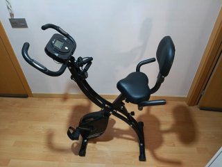 Bicicleta Estática Plegable Negra Wowspeed