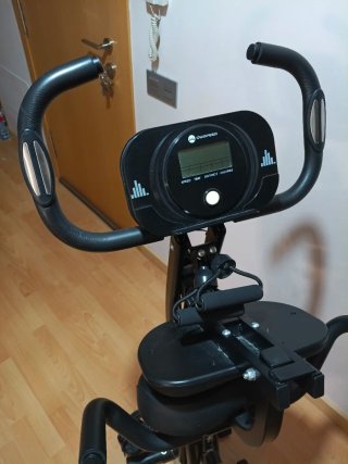 Bicicleta Estática Plegable Negra Wowspeed