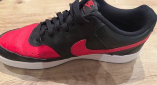 Nike Court Vision Low Negro y Rojo Talla 45