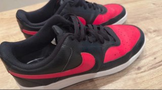 Nike Court Vision Low Negro y Rojo Talla 45