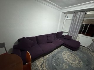 Sofá Cama Morado Tela