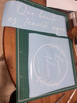 Vinili Personalizzati per Specchi di Nozze